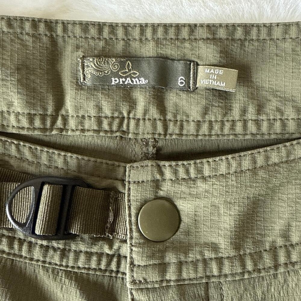 Prana Jasmine Knicker Pant Women's Size 6 Green Hiking Outdoors Travel EUC - Picture 7 of 11